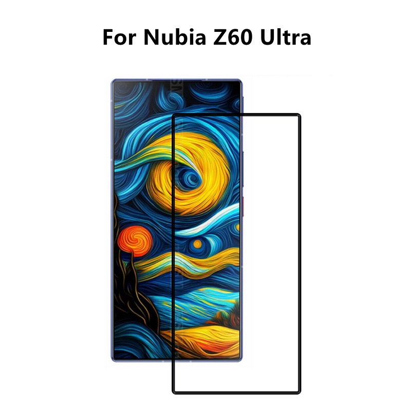 適用於Nubia Z60 Ultra滿版高清強化玻璃保護貼 Nubia努比亞Z60 Ultra手機熒幕保護貼高清高透