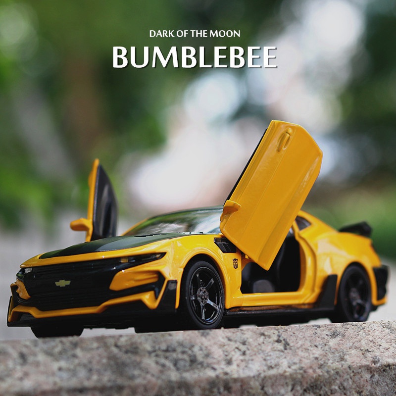 大黃蜂 BUMBLEBEE 雪弗蘭科邁羅 Camaro 車模 合金聲光車模型 1:32 車模擺件 交換禮物