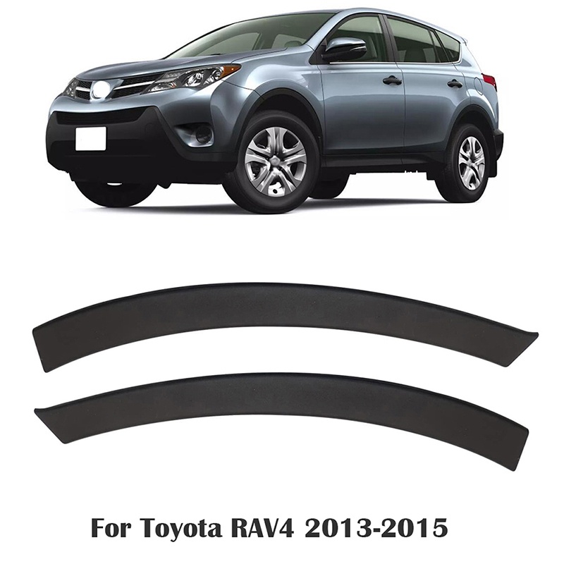 【現貨】適用於豐田RAV4(XA40)2013-2015 1對前保險槓輪擋泥板成型飾條