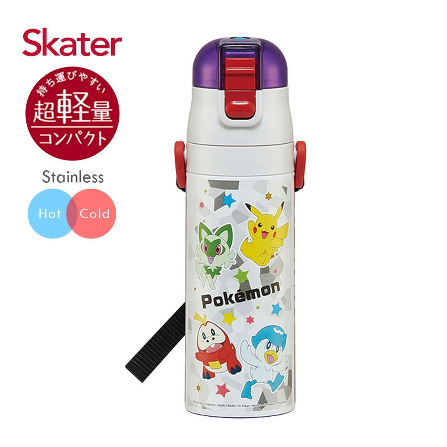 Skater不鏽鋼直飲保溫水壺/ 470ml/ 寶可夢SV eslite誠品