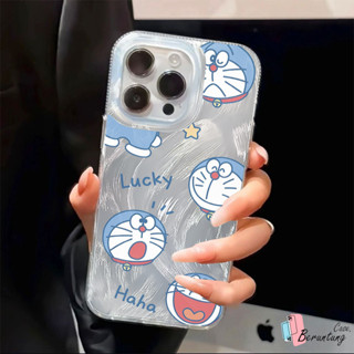 哆啦夢 IPhone 6 7 X XR XS MAX Plus Bling 卡通可愛快樂之星時尚藝術哆啦A夢手機殼