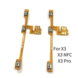 XIAOMI 適用於小米 Poco X3 / X3 NFC / X3 Pro / X3 GT 電源音量鍵排線側鍵開關 O