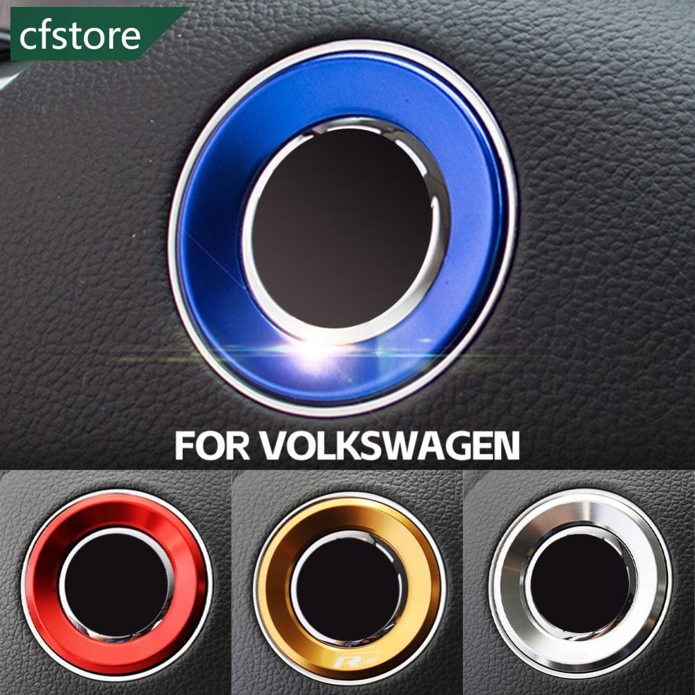 VOLKSWAGEN Cfstore 汽車內飾方向盤標誌裝飾圈環造型箱適用於大眾大眾高爾夫 4 5 Polo 捷達 Mk