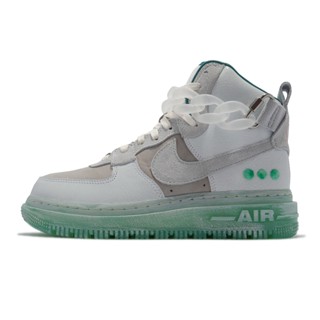 Nike 休閒鞋 Wmns AF1 HI UT 2.0 白 綠 玉石 CNY 鍊條 女鞋【ACS】 DQ5358-043