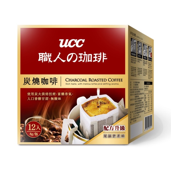 UCC 炭燒濾掛式咖啡8g12入【喜互惠e直購】