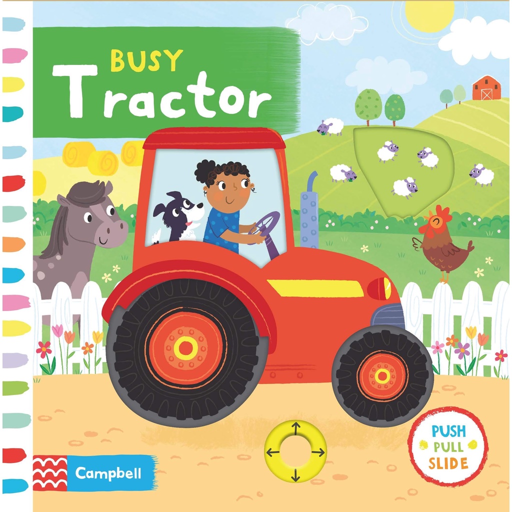 Busy Tractor (硬頁推拉書)(硬頁書)/Campbell Books Busy Books 【三民網路書店】