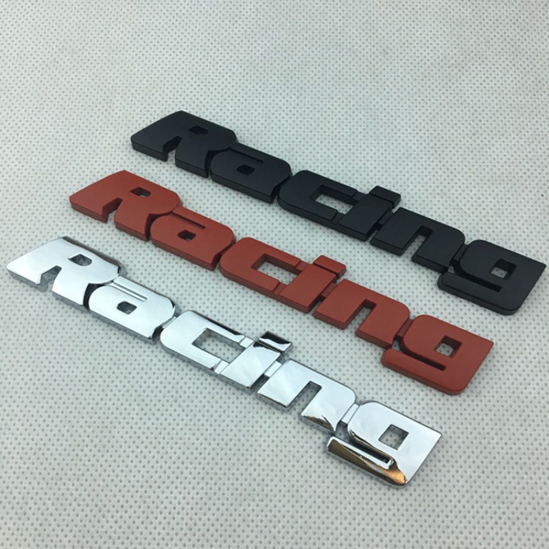 賽車金屬車貼適用於福特改裝字母標誌個性車標