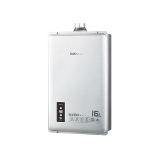 櫻花 DH1605 16L 智慧恆溫熱水器 強制排氣 數位恆溫 智慧恆溫 分段火排 自動調節火力-康廚