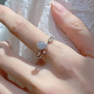 925銀戒指女士莫桑石時尚求婚鑽石戒指配飾禮物
