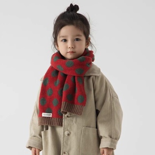 兒童圍巾冬季女童針織毛線男童寶寶護頸保暖圍脖韓版