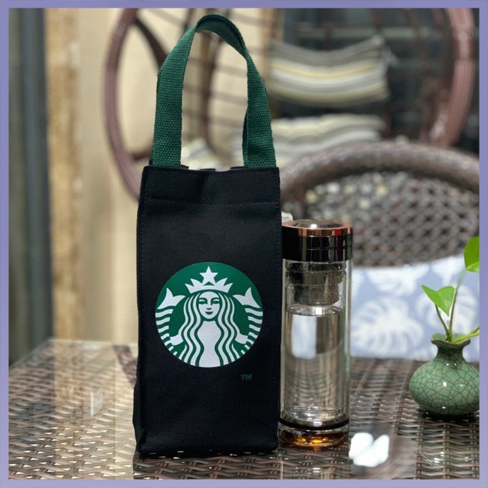 Sel Starbucks 帆布水壺袋保溫杯托特包