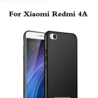 HITAM 軟殼超薄黑色啞光手機殼 Redmi 4A Redmi 5A Redmi 4X 和 Redmi 6A 矽膠外殼