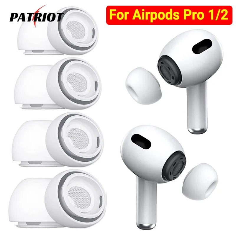 藍牙耳機配件 / 降噪耳塞保護套 / XS/S/M/L 替換耳塞兼容 Airpods Pro 1 2 / 1 對軟矽膠耳