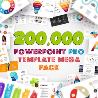 Ns 200,000 PowerPoint Pro 超級捆綁模板 2020