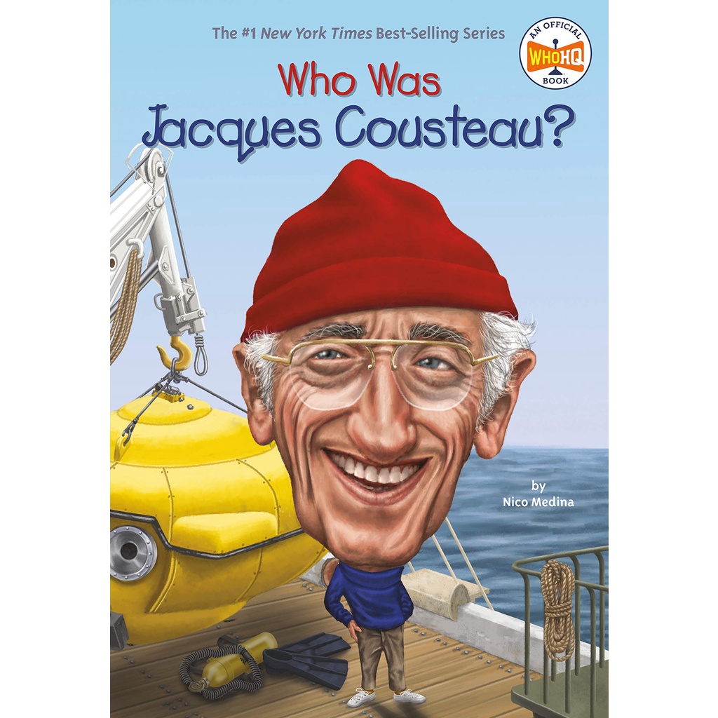 Who Was Jacques Cousteau?/Nico Medina【三民網路書店】