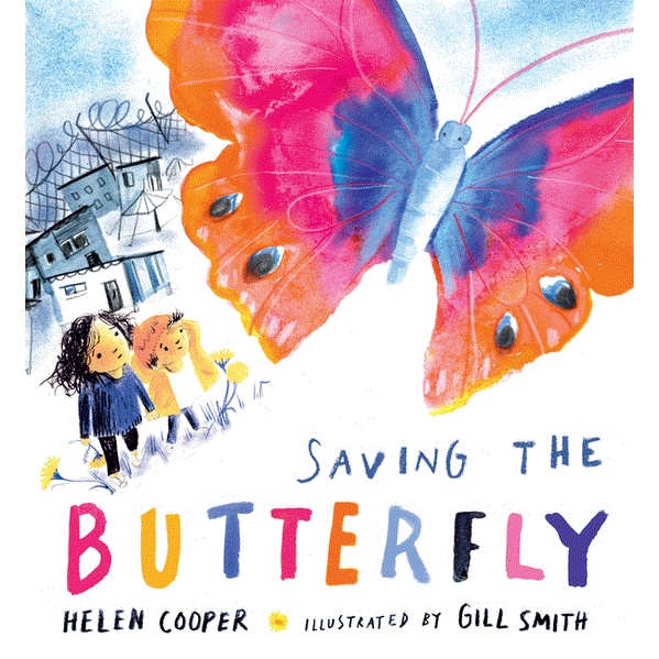 Saving the Butterfly: A story about refugees(精裝)/Helen Cooper【三民網路書店】