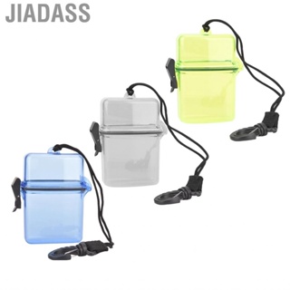 Jiadass 潛水划船密封盒塑膠透明水下密封帶繩鉤適用於衝浪獨木舟皮划艇游泳