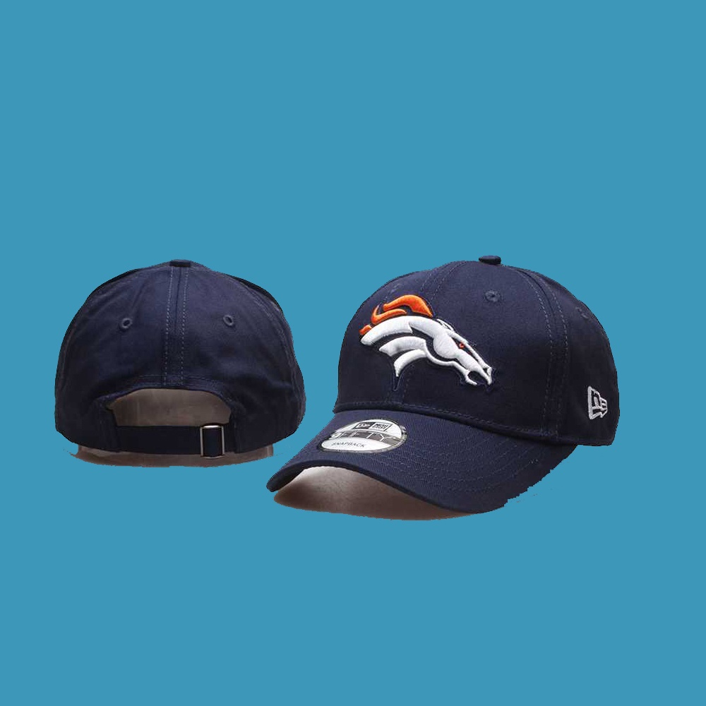 NFL 橄欖球調整帽 丹佛野馬 Denver Broncos 彎簷 老帽 男女通用 可調整 嘻哈帽 運動帽