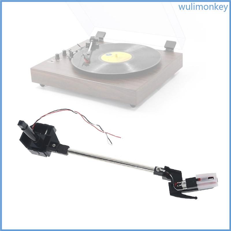 Wu黑膠唱機唱機針紅寶石唱針支架電動留聲機留聲機唱針支架唱臂