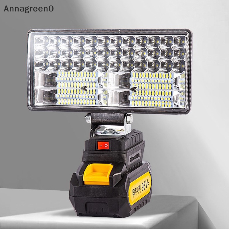 Anna 適用於牧田 18V 鋰離子 LED 工作燈 3/4 英寸手電筒便攜式應急泛光燈野營燈 EN