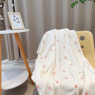 ins風卡通小清新毛毯法蘭絨蓋毯學生宿舍空調居家沙發保暖薄毯子午睡毯空調毯毛毯沙發毯毯子