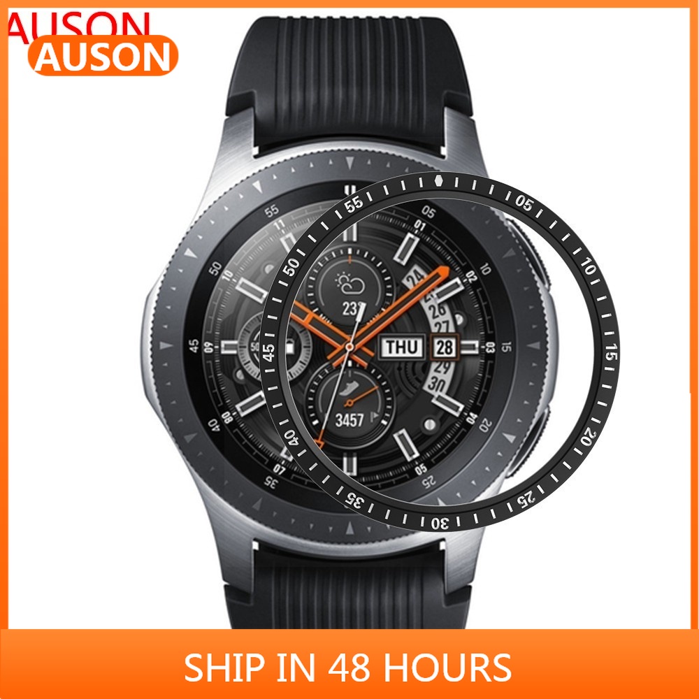 三星手錶S2/S3鋼圈 三星Gear Sport手錶錶框 手錶屏幕保護錶圈 Galaxy Watch 42mm 46mm