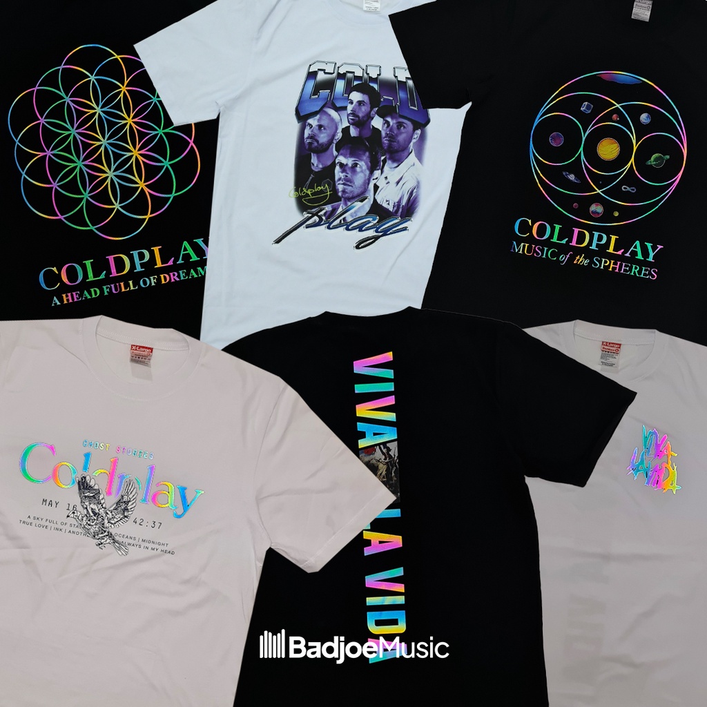 Coldplay SPECIAL BAND T 恤 Premium Coldplay 系列音樂襯衫