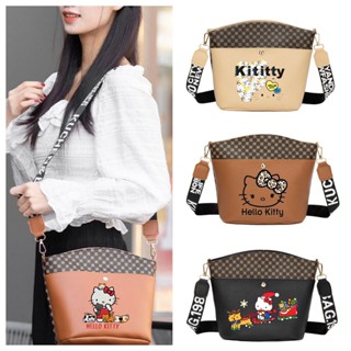 時尚挎包女士斜挎包貝殼包卡通hello Kitty包凱蒂貓揹包學生禮物