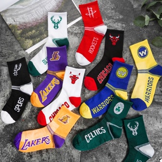 台灣出貨 NBA球星襪 NBA球隊襪 中筒襪 NBA籃球襪 運動襪 透氣舒適 中筒 長筒 運動長襪 新款籃球襪