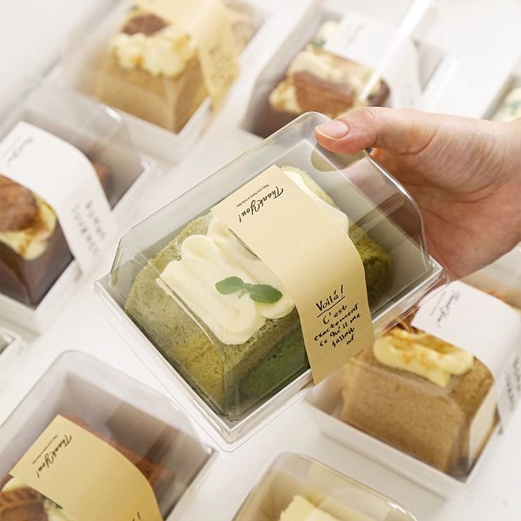🔥台灣新款熱賣🔥 網紅棉被卷打包盒 蛋糕卷毛巾卷包裝盒 切塊慕斯蛋糕切件甜品點心盒