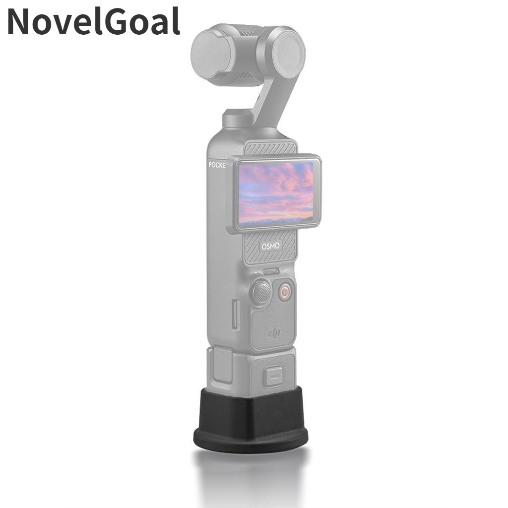 Novelgoal 矽膠底座桌面底座適用於 DJI Osmo Pocket 3 運動相機防滑固定擴展底座支架