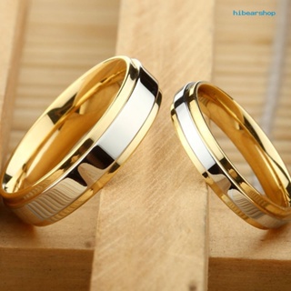 [HIBE] 簡約情侶對戒鈦鋼戒指 男女戒指 結婚戒指