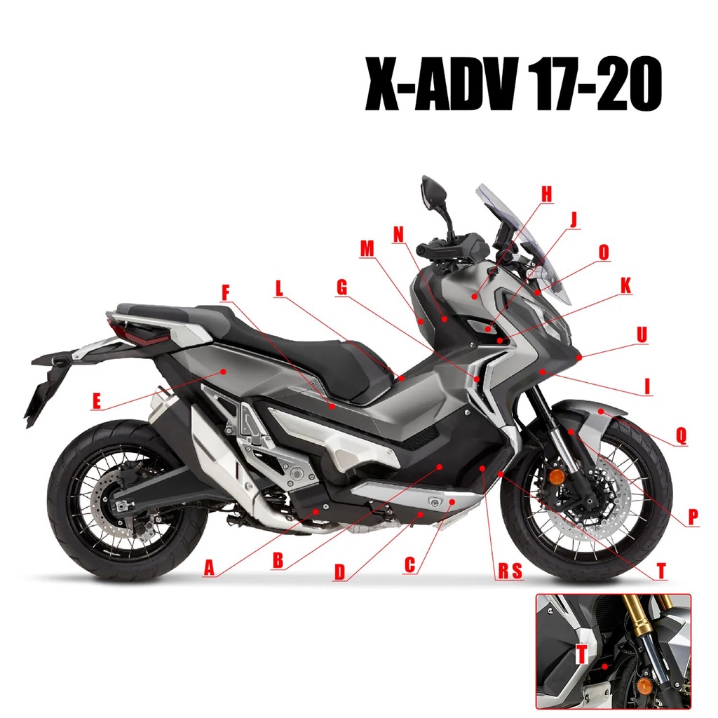 HONDA 適用於本田 X-ADV 750 X-ADV750 XADV 750 2017-2020 2018 2019