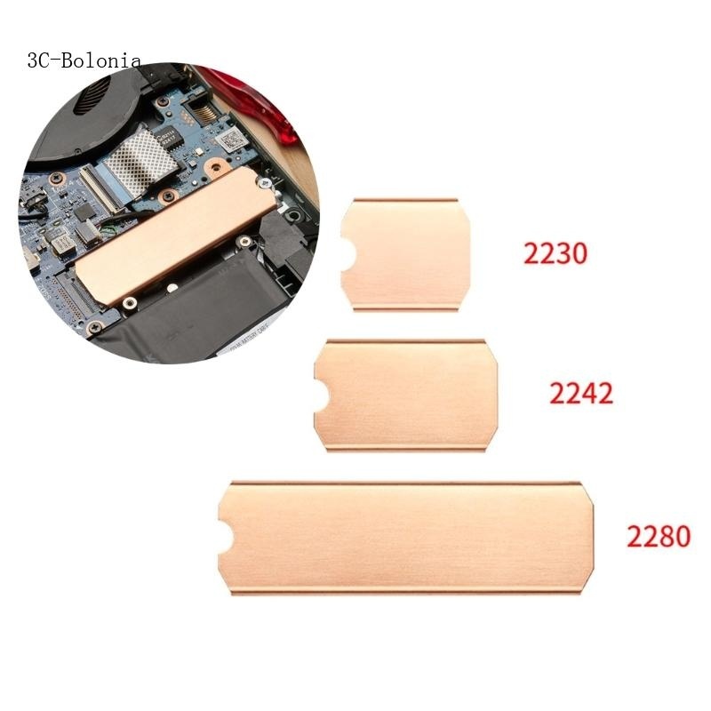 【PC】銅散熱墊 M2 SSD 散熱器散熱器 TN30 TN42 TN80 適用於 SteamDeck 2230