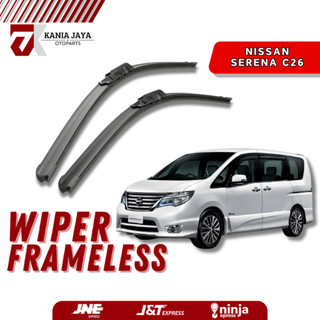 NISSAN 一套日產Serena C26無框汽車雨刷左右無鐵架