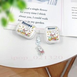 可愛透明史努比 airpods 1 2 3 4 pro 保護殼 蘋果藍牙耳機殼 AirPods pro2耳機套 卡通防摔