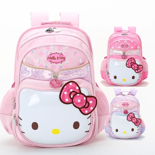 Hello Kitty小學生1-3-5年級四護脊減負書包幼兒園女孩韓版大容量