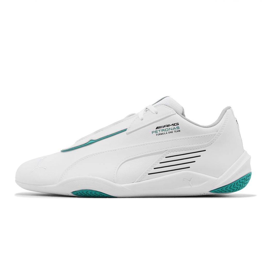 Puma 賽車鞋 MAPF1 R-Cat Machina 白 綠 賓士 AMG Mercedes 男鞋 30684605