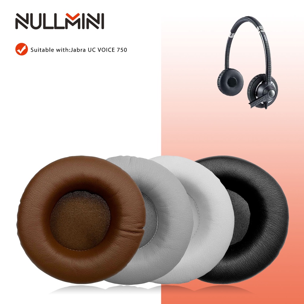Nullmini 替換耳墊適用於 Jabra UC VOICE 750 耳機耳墊耳罩套耳機