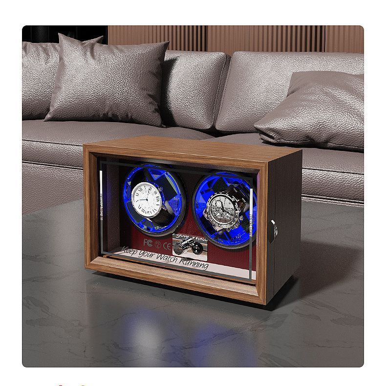 木質自動搖表器機械錶轉動放置器手錶收納盒轉表器搖擺器
