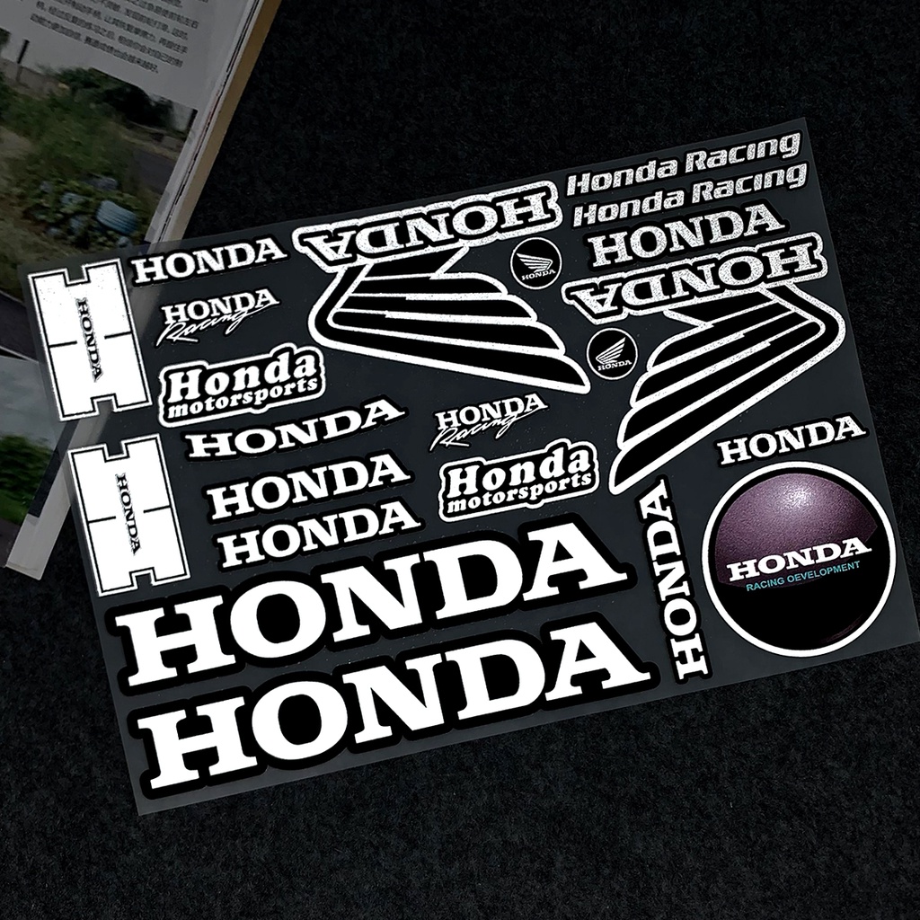 反光貼紙機車踏板車電動車全身改裝防水貼花贊助商Honda貼紙適用於本田 CBR250RR CBR650R CBR150R