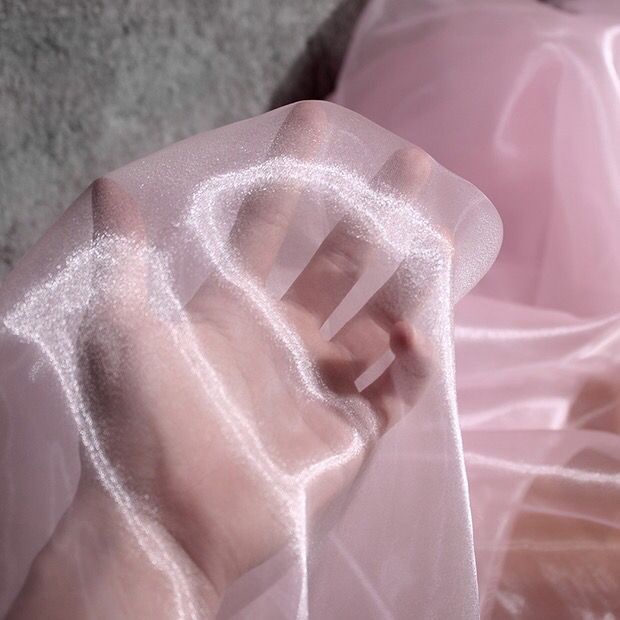 【台灣熱銷】水光瀑布透明閃光亮光布料 網紗珠光歐根紗 透視婚紗禮服童裝面料