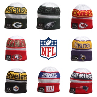 49ers Giants Steelers Vikings 冬季刺繡羊毛豆豆針織帽