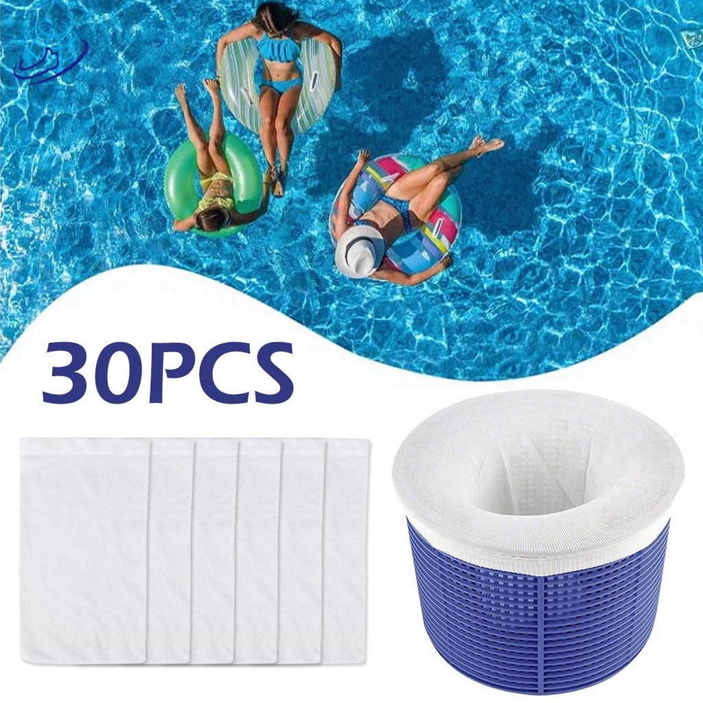 30 件裝游泳池撇渣器撇渣器籃,用於過濾器葉過濾器更換游泳池 SHOPSBC2103