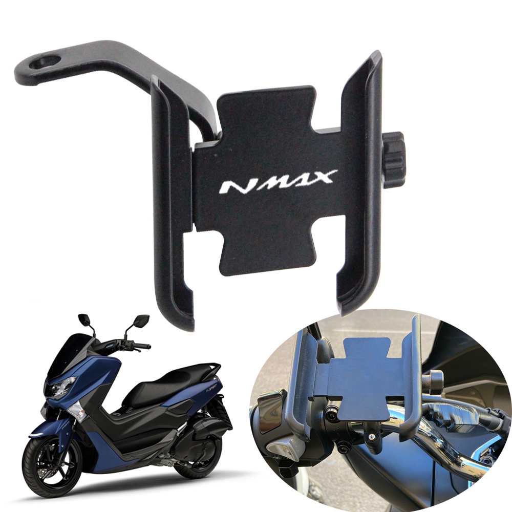 山葉 適用於雅馬哈 NMAX N-MAX 125 155 2015-2019 摩托車手機支架配件 CNC 手柄