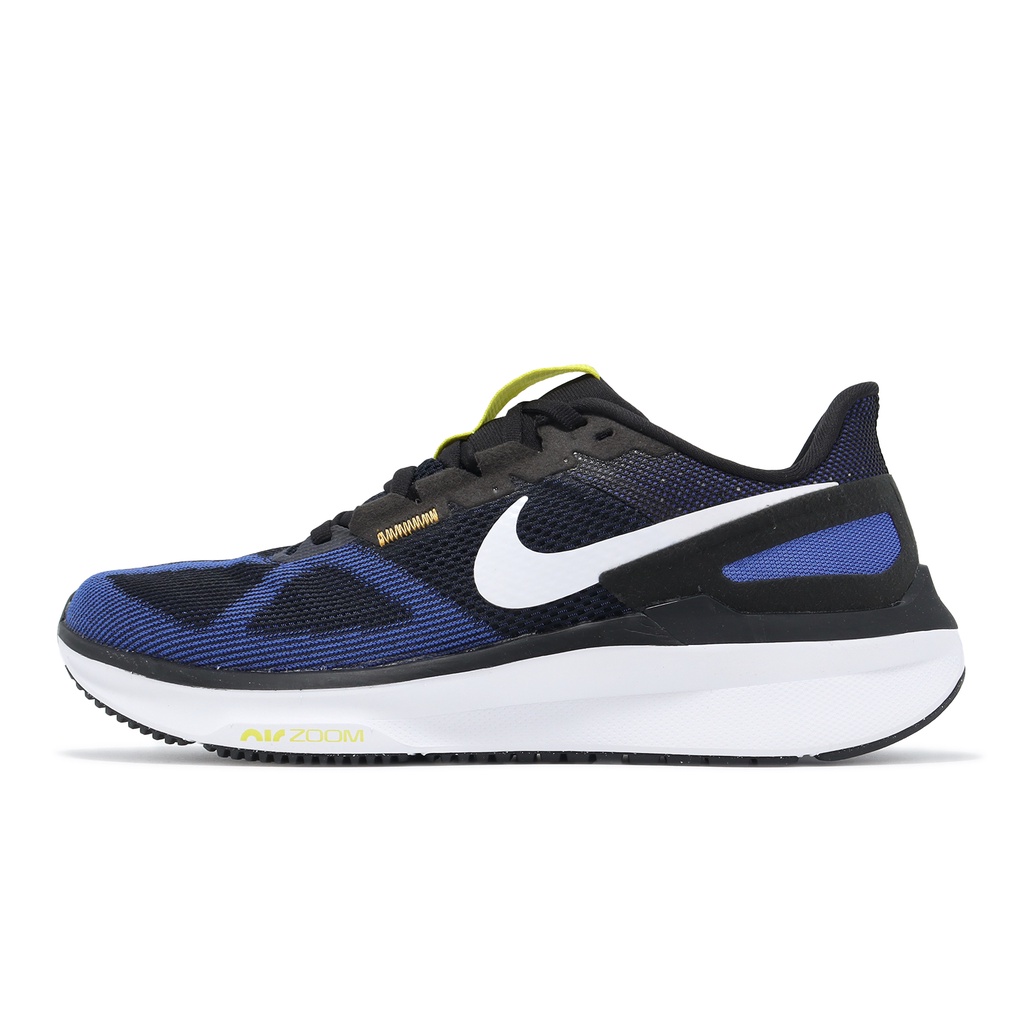 Nike 慢跑鞋 Air Zoom Structure 25 黑 藍 男鞋 路跑 運動鞋【ACS】 DJ7883-003