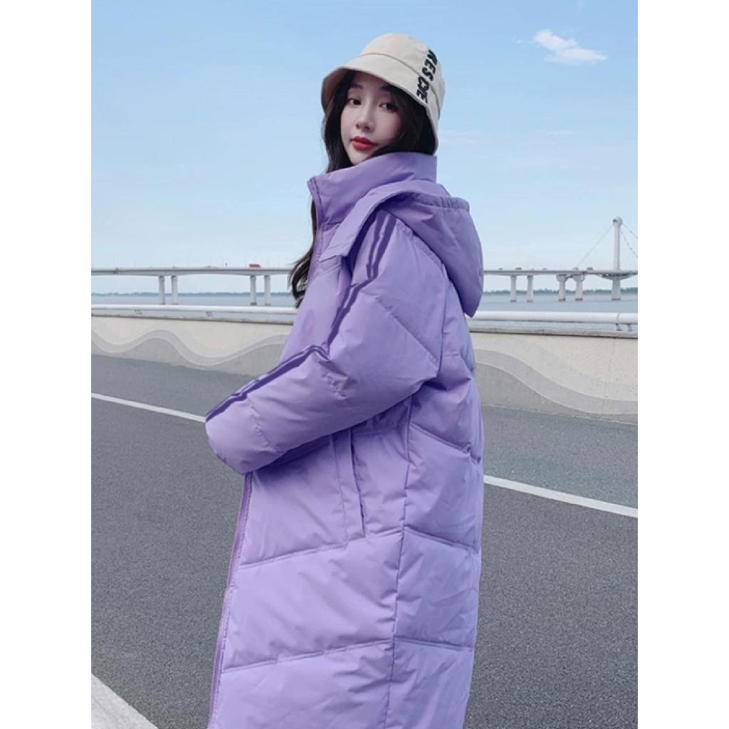 冬季棉衣女中長款韓版學生羽絨棉服時尚加厚寬鬆棉襖情侶潮流外套