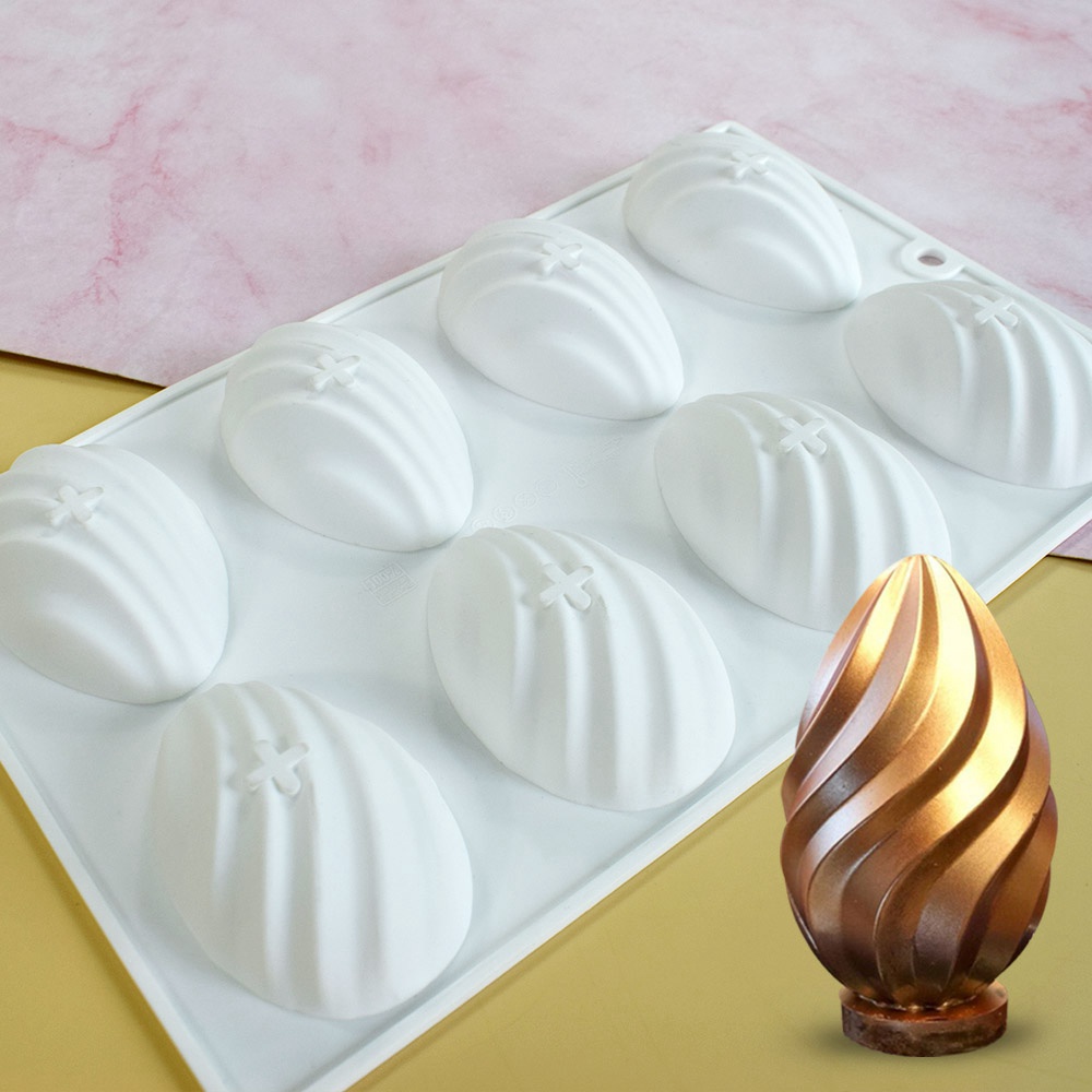巧克力矽膠復活節彩蛋矽膠糖工藝模具巧克力紙杯蛋糕烘焙軟糖蛋糕裝飾工具