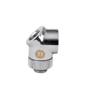 ［MS.雜貨電］《現貨附發票》Thermaltake曜越 Pacific G1/4 45 & 90度管接頭 (銀色)