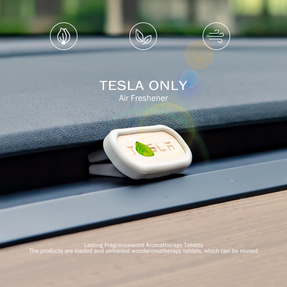 適用於特斯拉 Model Y Model 3 儀表板香薰香水淡香內飾配件汽車空氣清新劑 2023 2022 2021